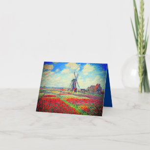 Monet Tulips Windmill