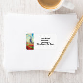 Monet Tulips Windmill Etiket (Insitu)