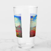Monet Tulips Windmill Glas (Rechts)