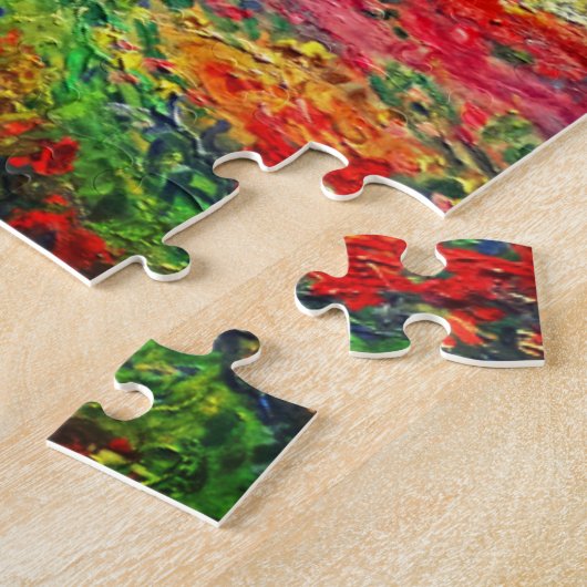 Monet Tulips Windmill Legpuzzel (Zijkant)