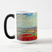 Monet Tulips Windmill Magische Mok (Links)