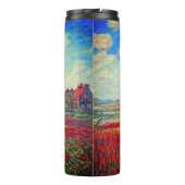 Monet Tulips Windmill Thermosbeker (Achterkant)