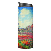 Monet Tulips Windmill Thermosbeker (Geroteerd rechts)