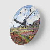 Monet - Tulpenvelden met Rijnsburgse Molen Ronde Klok (Hoek)