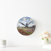 Monet - Tulpenvelden met Rijnsburgse Molen Ronde Klok (Huis)