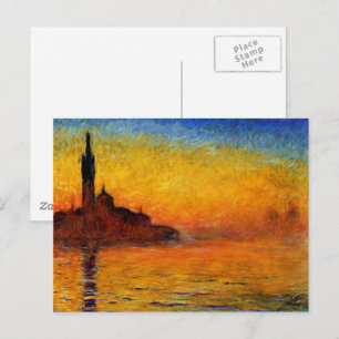 Monet - Twilight Venice Briefkaart