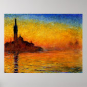 Monet - Twilight Venice Poster (Voorkant)