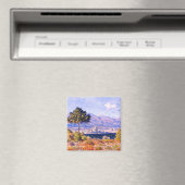 Monet - Uitzicht antiben uit plateau Notre Dame Magneet (Insitu (Vaatwasser))