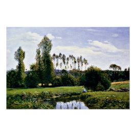 Monet - Uitzicht bij Rouelles Le Havre Perfect Poster