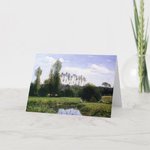 Monet - Uitzicht in Rouelles Le Havre, mooie kunst Kaart