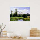 Monet-Uitzicht op Rouelles le Havre, Poster (Keuken)