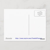 Monet Vase de Chrysanthemes Flowers Briefkaart (Achterkant)