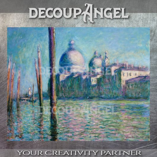 Monet - Venetië, Le Grand Canal Decoupage Tissuepapier