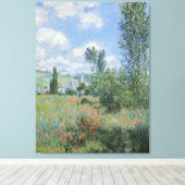 Monet Vetheuil 30x40 Ingewikkeld Canvas Afdruk (Insitu (Houten vloer))