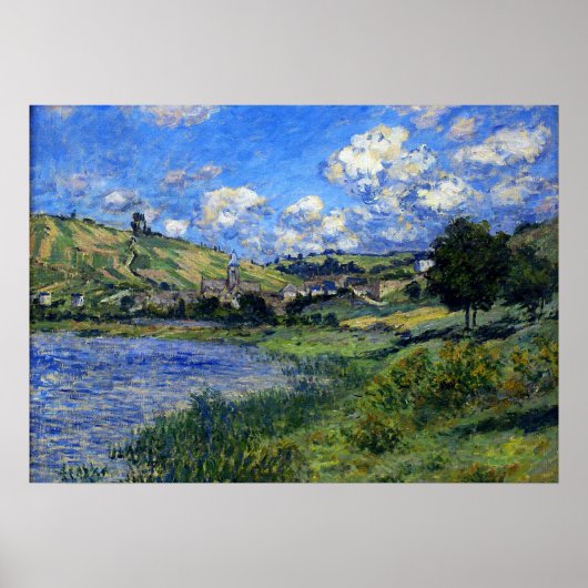 Monet - Vetheuil, Paysage Poster (Voorkant)