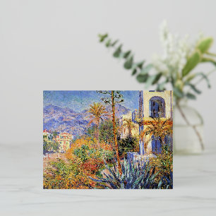 Monet - Villa's in Bordighera, Folie Feestdagen Briefkaart
