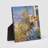 Monet - Villa's in Bordighera, Fotoplaat (Voorkant)