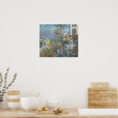 Monet - Villa's in Bordighera Poster (Keuken)