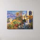 Monet - Villas op Bordighera Canvas Afdruk (Voorkant)