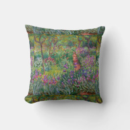 Monet vintage bloementuin vaas boeket beroemd kussen