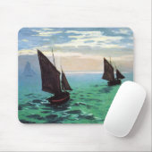 Monet Vist Boats bij Muismat Zee (Met muis)