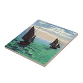 Monet Vist Boats in Zee Tile Tegeltje (Zijkant)