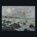 Monet - Vist netten in Pourville Poster<br><div class="desc">Vist door Claude Monet in Pourville . Ga naar https://books.zedign.com/zas/3.html voor meer poster-gereed afbeeldingen uit Zedign Art Series Book 3 "Claude Monet - Paintings & Drawings Vol 2"</div>
