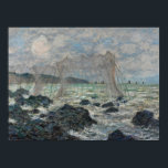 Monet - Vist netten in Pourville Poster<br><div class="desc">Vist door Claude Monet in Pourville . Ga naar https://books.zedign.com/zas/3.html voor meer poster-gereed afbeeldingen uit Zedign Art Series Book 3 "Claude Monet - Paintings & Drawings Vol 2"</div>