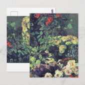 Monet - Voorjaarsbloemen Briefkaart (Voorkant / Achterkant)