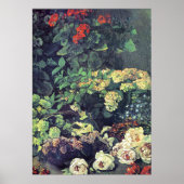 Monet - Voorjaarsbloemen Poster (Voorkant)