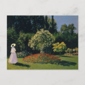 Monet - Vrouw in de tuin Briefkaart (Voorkant)