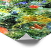 Monet - Vrouw in de tuin, kunstschilderij Poster (Hoek)