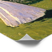 Monet - Vrouw in de tuin Poster (Hoek)