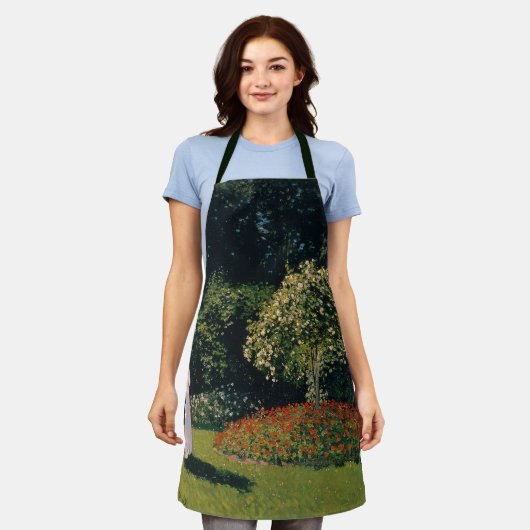 Monet - Vrouw in de tuin Schort (Gedragen)