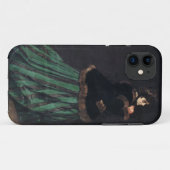 Monet Vrouw in groene jurk Case-Mate iPhone Case (Achterkant (horizontaal))