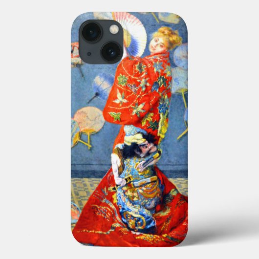 Monet Vrouw in Japanse kostuum Case-Mate iPhone Case (Achterkant)