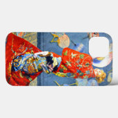 Monet Vrouw in Japanse kostuum Case-Mate iPhone Case (Achterkant (horizontaal))