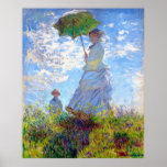 Monet: Vrouw met parasolimpressionistische kunst ~ Poster<br><div class="desc">Monet: Vrouw met Parasolimpressionistische Kunst van Cllaude Monet, Franse impressionistische schilder Claude Monet (1840-1929) creëerde in 1875 "Vrouw met een parasol". Dit prachtige schilderij toont Monet's vrouw, Madame Camille Monet en hun zoon Jean Monet. ~ We stellen het poster papier voor of beter voor prachtige kleuren en voor een kwaliteitsdruk...</div>