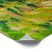 Monet: Vrouw met parasolimpressionistische kunst ~ Poster (Hoek)