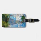 Monet Vrouw Parasol Impressionisme Bagagelabel (Voorkant horizontaal)