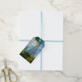 Monet Vrouw Parasol Impressionisme Cadeaulabel (Met Touw)