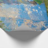 Monet Vrouw Parasol Impressionisme Cadeaupapier (Hoek)