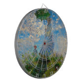 Monet Vrouw Parasol Impressionisme Dartbord (Voorkant Links)