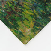 Monet Vrouw Parasol Impressionisme Fleece Deken (Hoek)