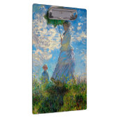 Monet Vrouw Parasol Impressionisme Klembord (Rechts)