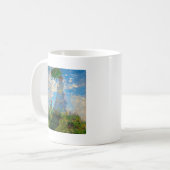 Monet Vrouw Parasol Impressionisme Koffiemok (Voorkant links)