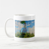 Monet Vrouw Parasol Impressionisme Koffiemok (Links)