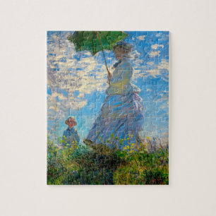 Monet Vrouw Parasol Impressionisme Legpuzzel