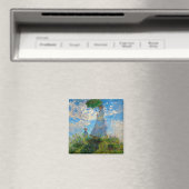 Monet Vrouw Parasol Impressionisme Magneet (Insitu (Vaatwasser))