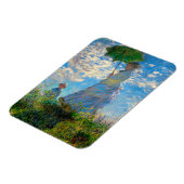 Monet Vrouw Parasol Impressionisme Magneet (Linkerzijde)
